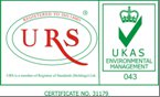 Certified ISO 14001:2004 'Environmental Management System' since August 2008 By URS, UKAS.